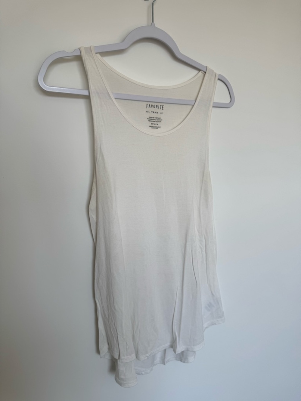 American Eagle Soft & Sexy Tank Top - White